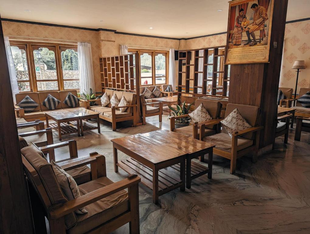 Posezení v ubytování Hotel Amodhara