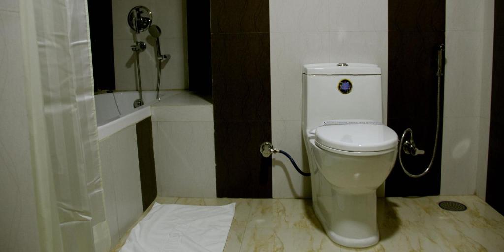 Koupelna v ubytování Hotel Amodhara