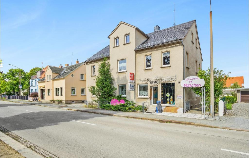 a building on the side of a street at 1 Bedroom Lovely Apartment In Neugersdorf-ebersbach 