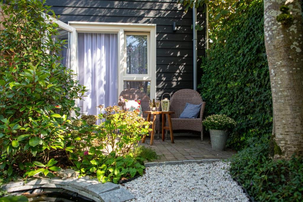 Zahrada ubytování B&B Joli met privé wellness