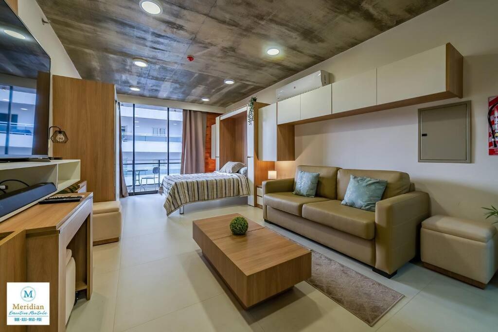 Χώρος καθιστικού στο 1F Flats del Sol - A pasos del Shopping del Sol