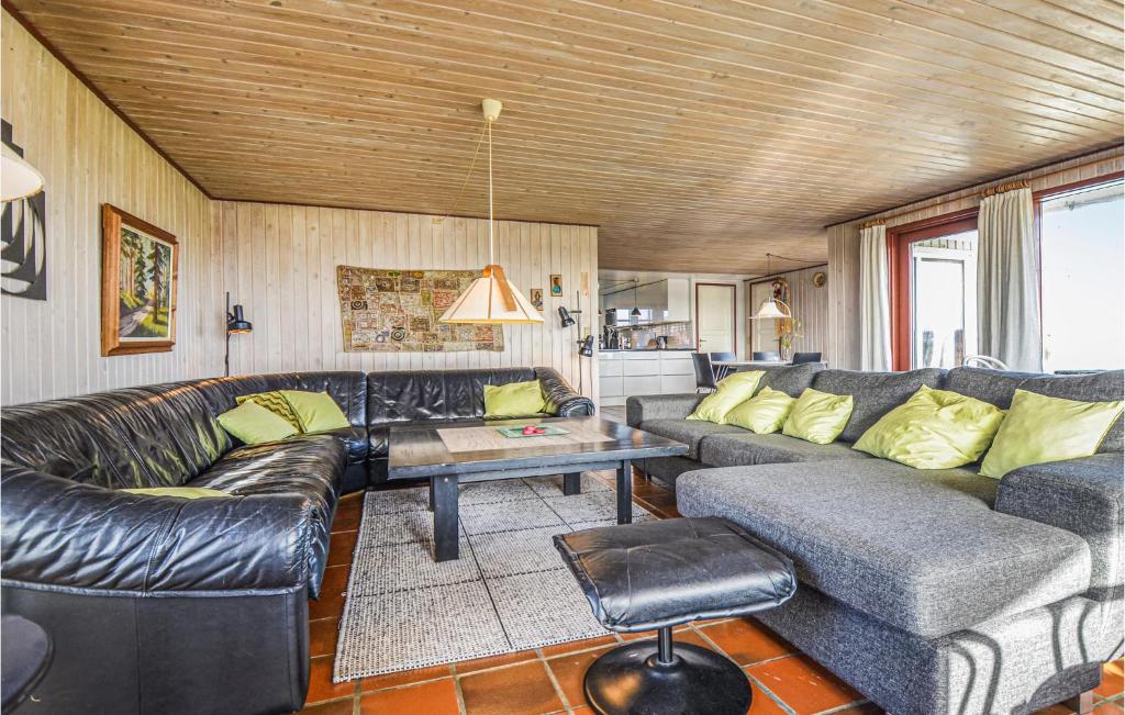 Posezení v ubytování Holiday Home Skonnertvej Ebeltoft V