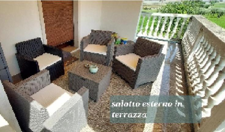 Posezení v ubytování Casa da Maddalena e Andrea