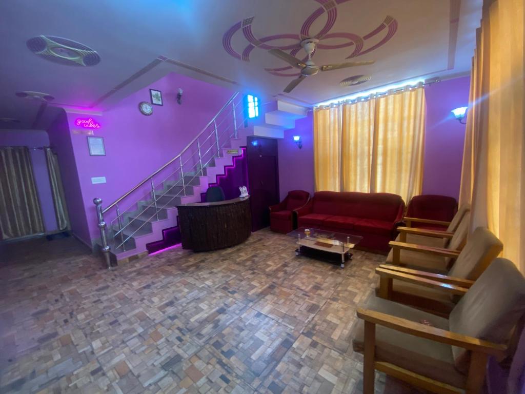 Posezení v ubytování Penthouse Villa