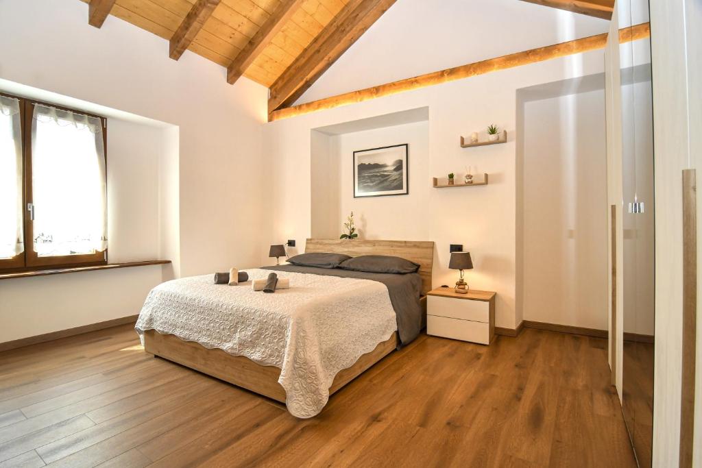 Postel nebo postele na pokoji v ubytování La Terrazza