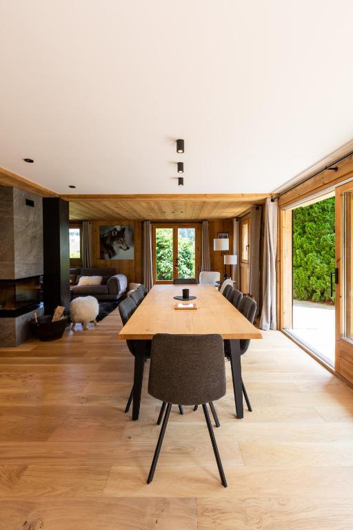 Posezení v ubytování Megève - Chalet Miage