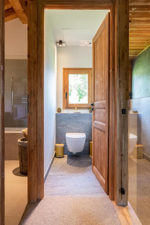 Koupelna v ubytování Megève - Chalet Miage
