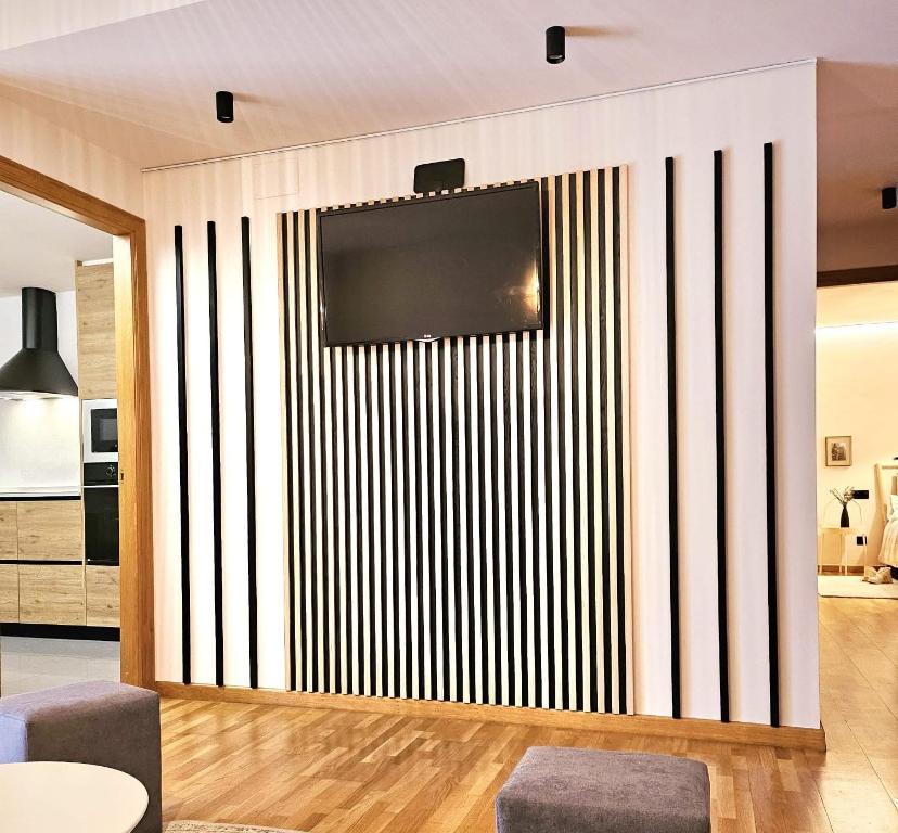 Μια τηλεόραση ή/και κέντρο ψυχαγωγίας στο apartamentcastrotuy