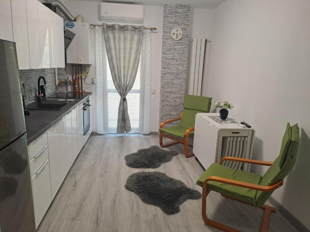 Kuchyňa alebo kuchynka v ubytovaní Apartament Bio