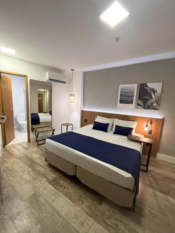 Krevet ili kreveti u jedinici u objektu Leblon Design Hotel