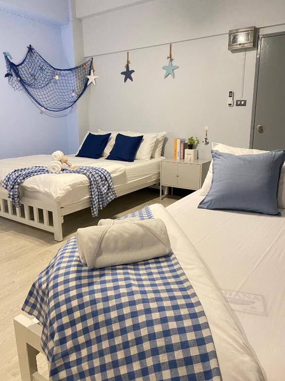 Triple J hotel Trang - 预算三重房间
