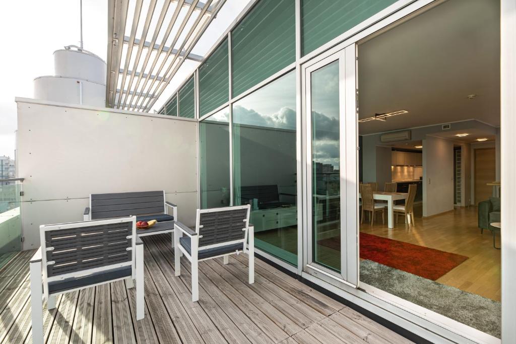 Balkón nebo terasa v ubytování AirHome - Heart of City Center