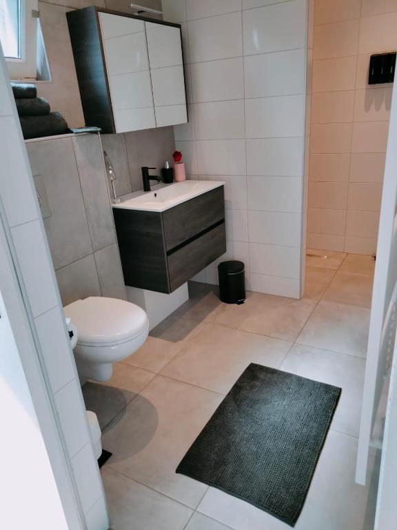 Koupelna v ubytování Bed & Breakfast Bij de Wilg