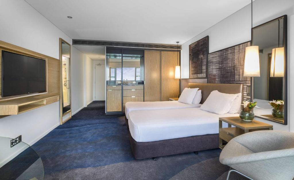 Hilton Auckland - Deluxe Twin Room Con Vista Al Puerto