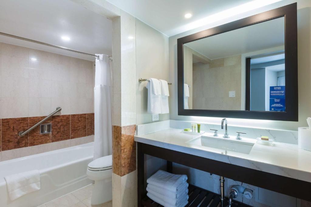 Koupelna v ubytování Caribe Hilton
