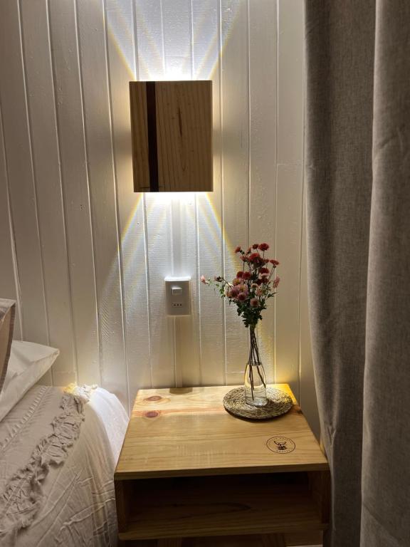 Postel nebo postele na pokoji v ubytování Refugio Ballena Hostel