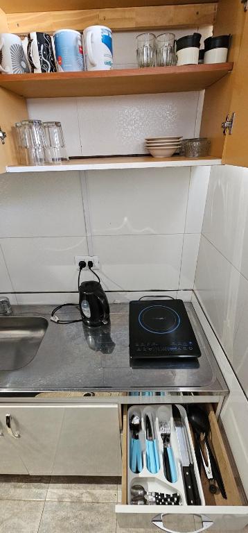 A cozinha ou cozinha compacta de LIRIOS 484 (planta alta)
