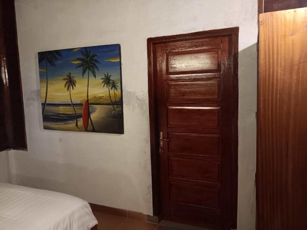 Postel nebo postele na pokoji v ubytování Oinan Guest House