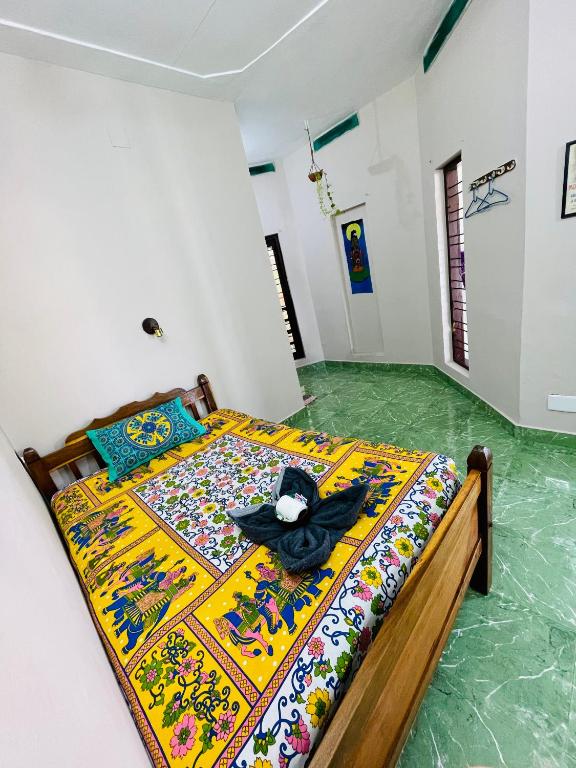 Postel nebo postele na pokoji v ubytování Mountain View Homestay