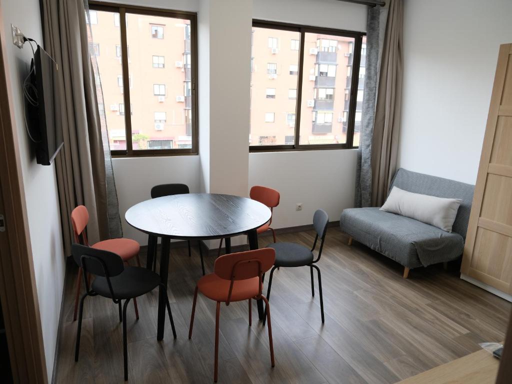 Posezení v ubytování Alianza Suites