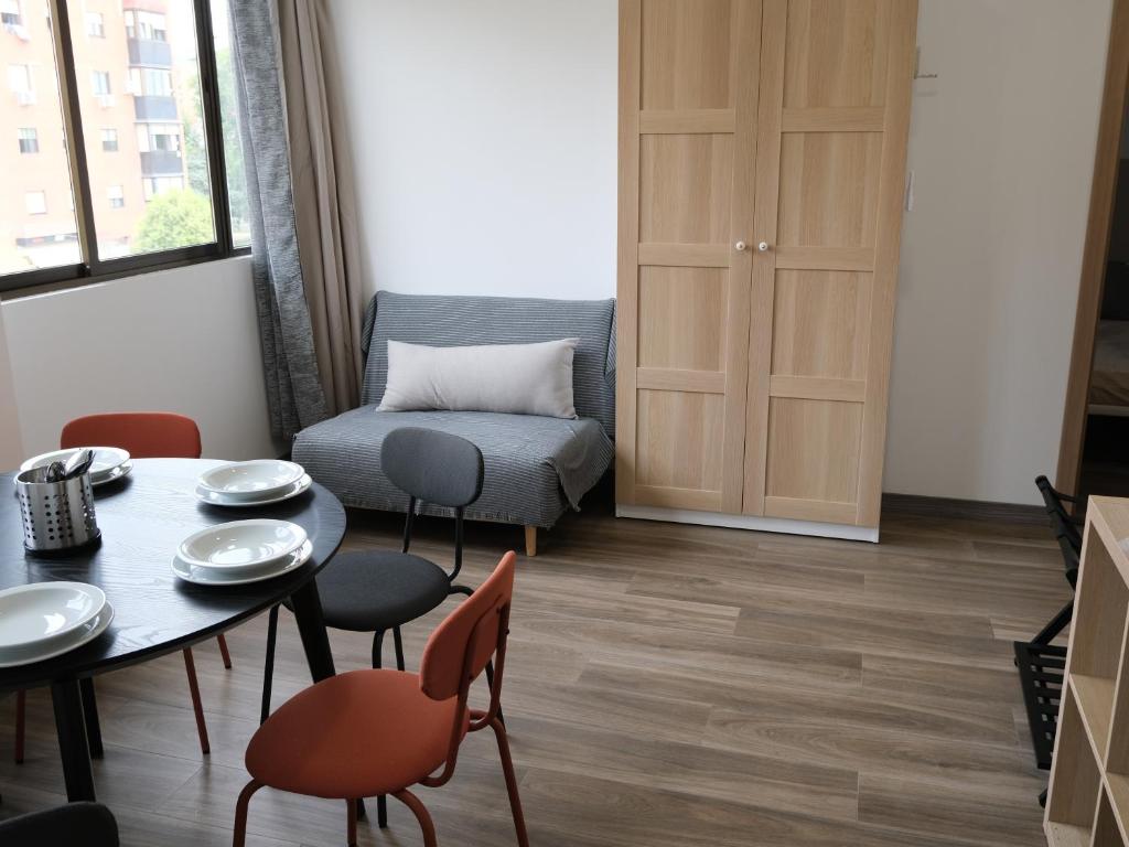 Posezení v ubytování Alianza Suites