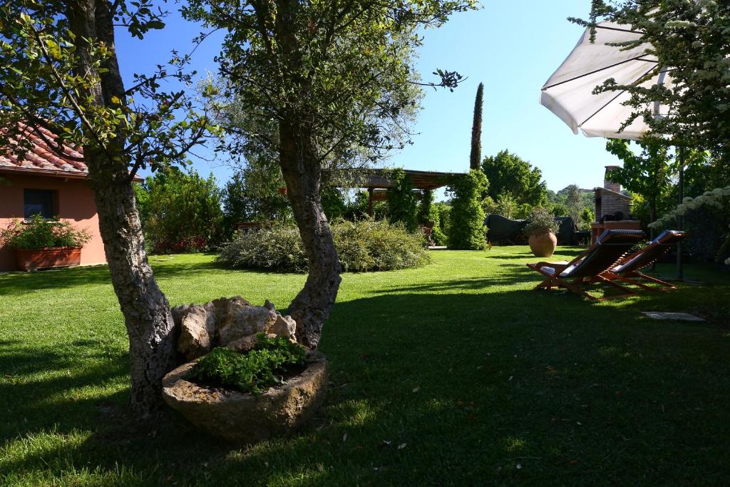 Zahrada ubytování Le Palazze B&b