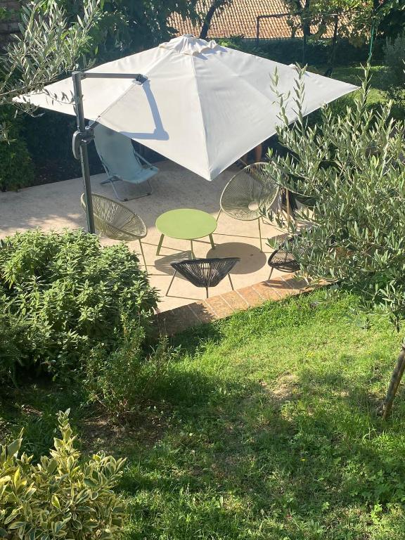 Vonkajšia záhrada v ubytovaní Eden House