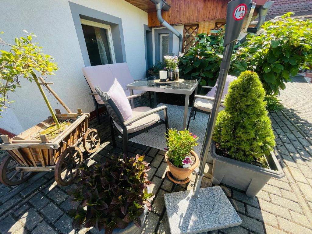 Zahrada ubytování Ferienhaus Neuseenland