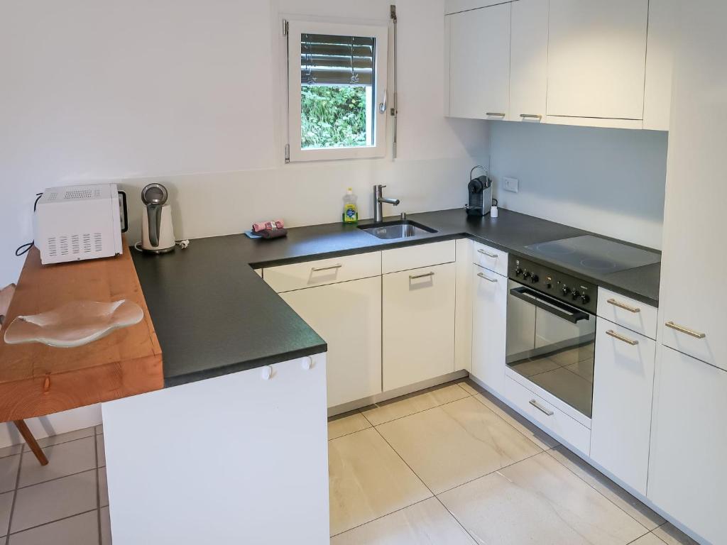 Kuchyň nebo kuchyňský kout v ubytování Apartment Tavaun A11 by Interhome