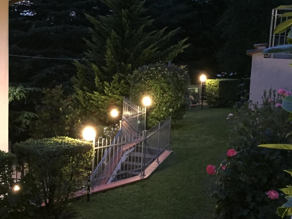 Zahrada ubytování Albergo Elisa
