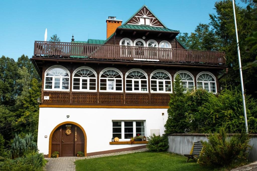 Budova, kde se bed and breakfast nachází