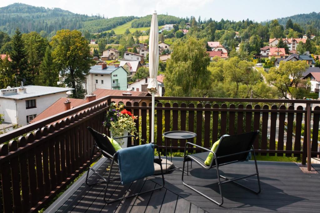 Nespecifikovaný výhled na hory nebo výhled na hory při pohledu z bed and breakfast