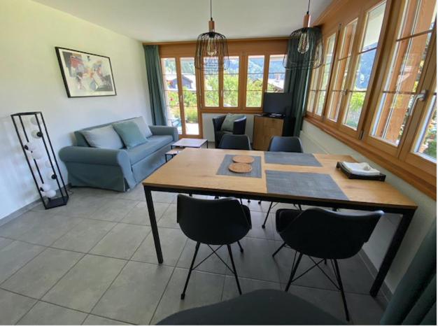 Część wypoczynkowa w obiekcie Chalet Pfingsteggblick