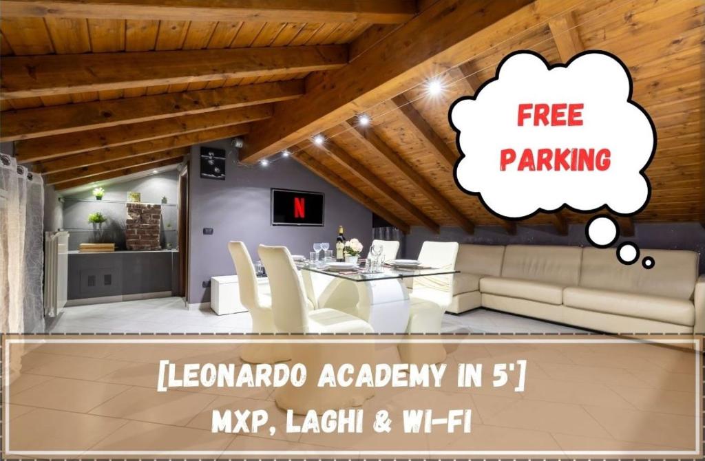 Fotografie z fotogalerie ubytování Leonardo Academy in 5' - Parcheggio Gratis - laghi & Wi-FI v destinaci Sesto Calende
