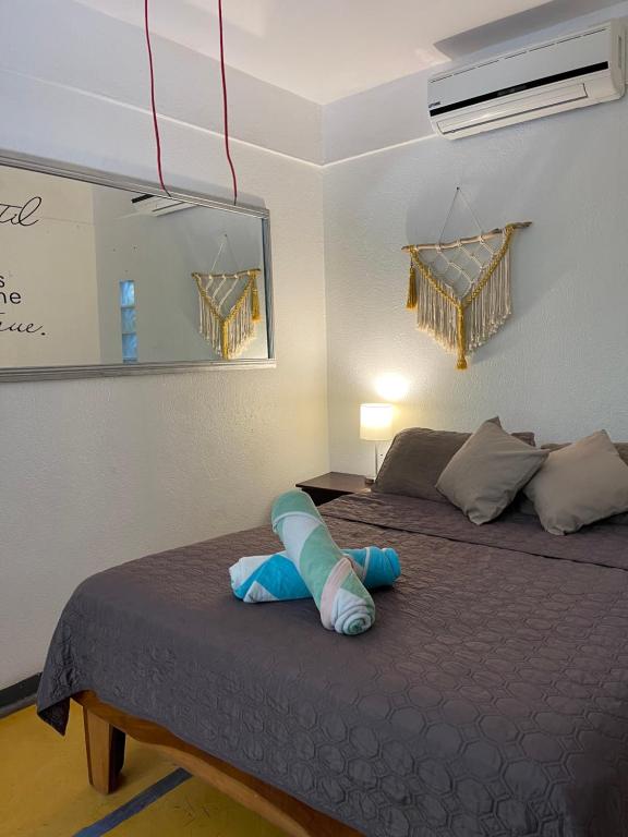Postel nebo postele na pokoji v ubytování Casa del Sol