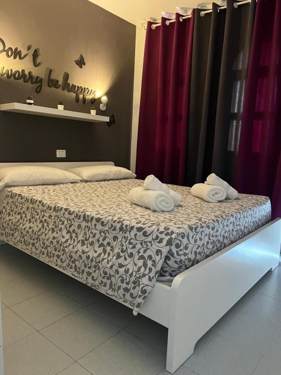 Postel nebo postele na pokoji v ubytování PlayMar M&M 2223