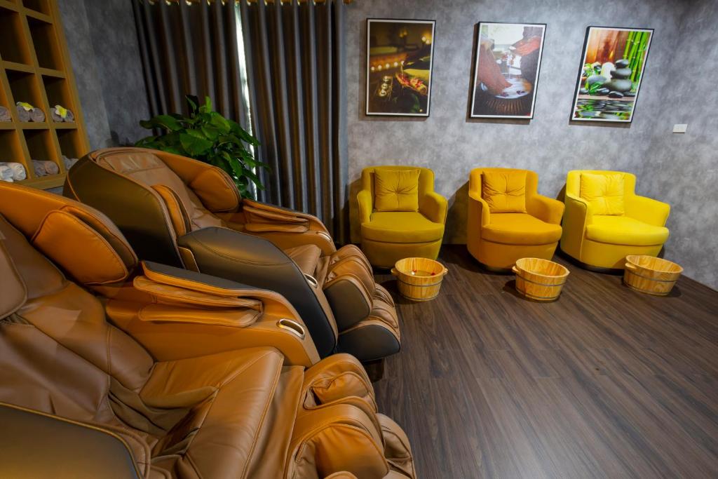 Predel za sedenje v nastanitvi SeaFront Hotel DaNang