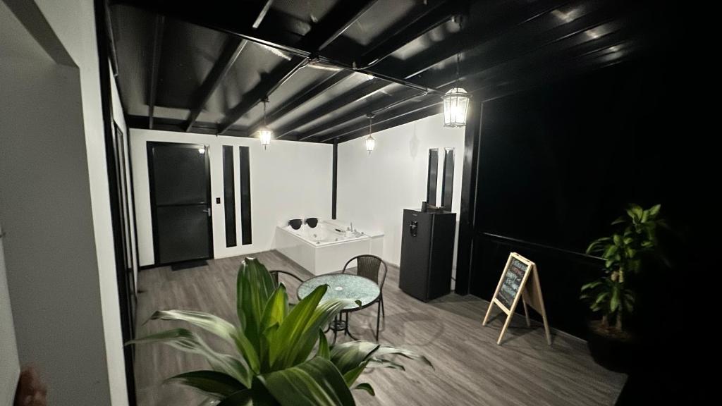Posezení v ubytování Guadalajara Glamping