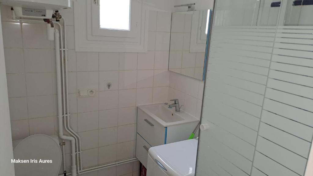 Koupelna v ubytování Appartement 9ème