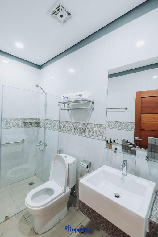 Koupelna v ubytování Tropicasa Hotel