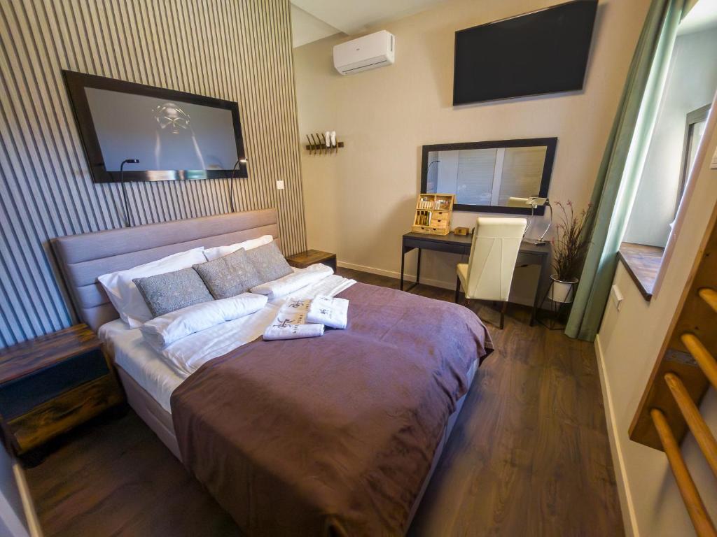 Posteľ alebo postele v izbe v ubytovaní LIKE HOME 2 Sauna,Jacuzzi & Spa