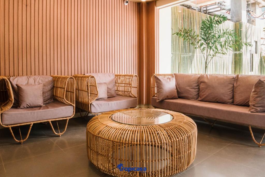 Posezení v ubytování Tropicasa Hotel