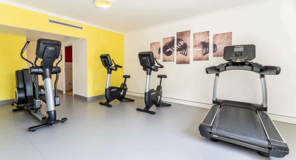 Fitness centrum a/nebo fitness zařízení v ubytování PLAZA Premium Wien