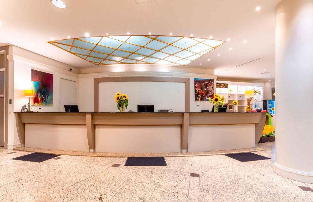 Vstupní hala nebo recepce v ubytování PLAZA Premium Wien
