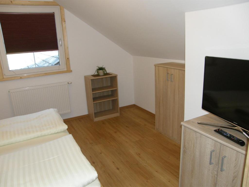 TV a/nebo společenská místnost v ubytování Apartment Altaussee