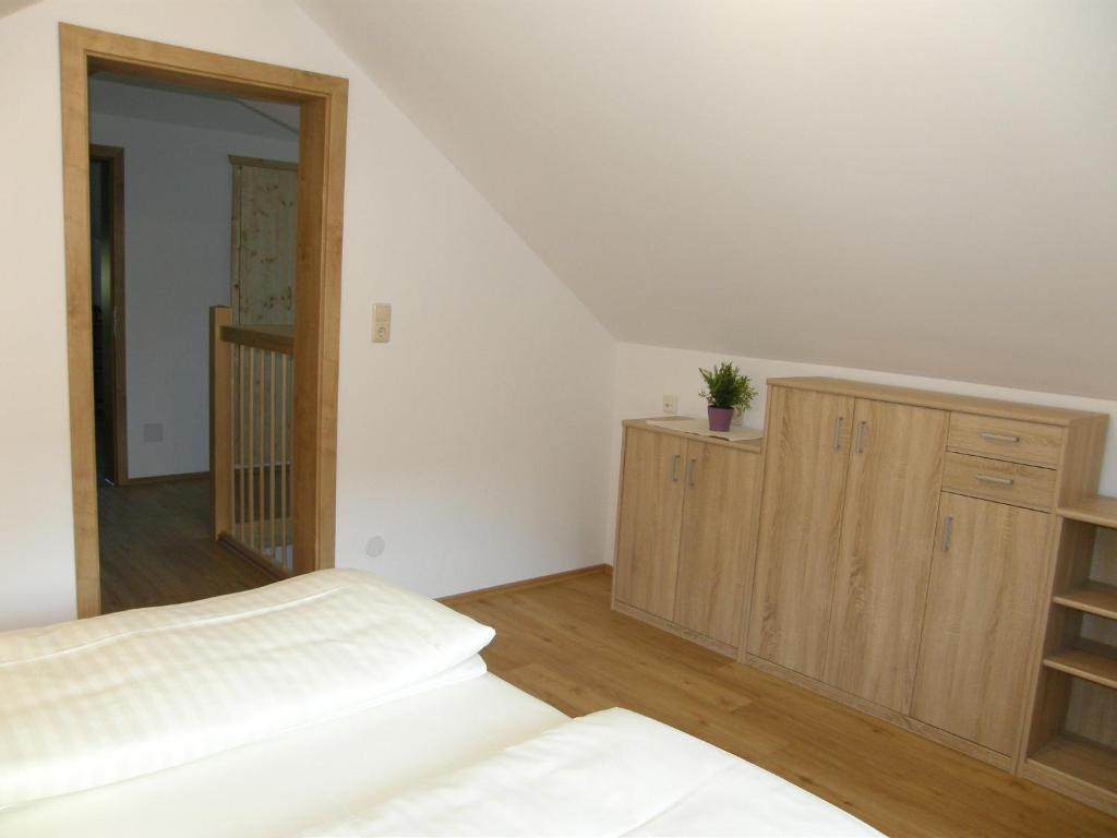 Postel nebo postele na pokoji v ubytování Apartment Altaussee