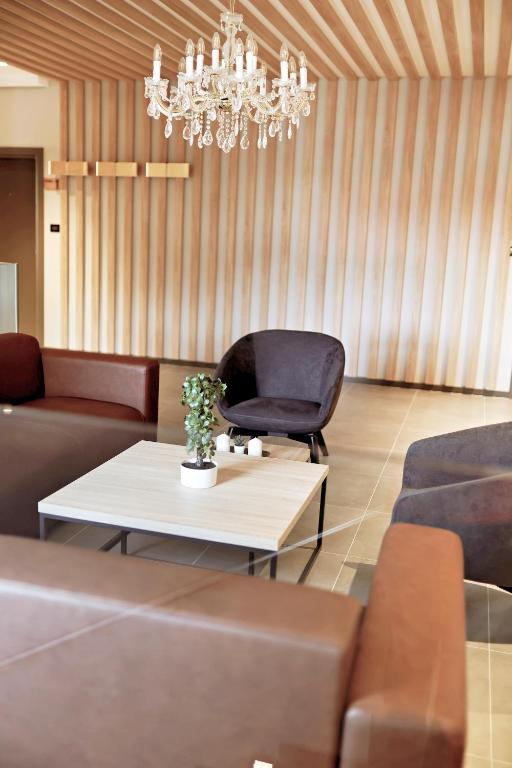 Posezení v ubytování Motel Prajo’s
