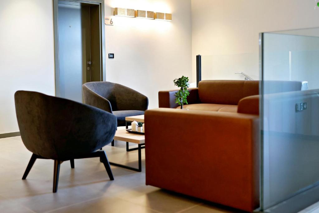 Posezení v ubytování Motel Prajo’s