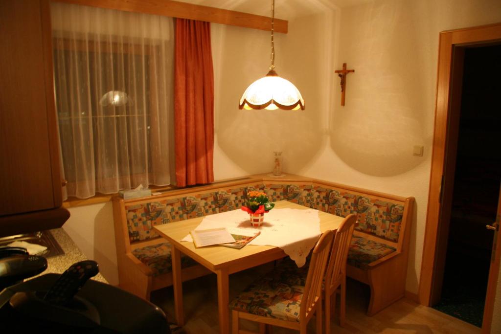 Posezení v ubytování Haus Alpina
