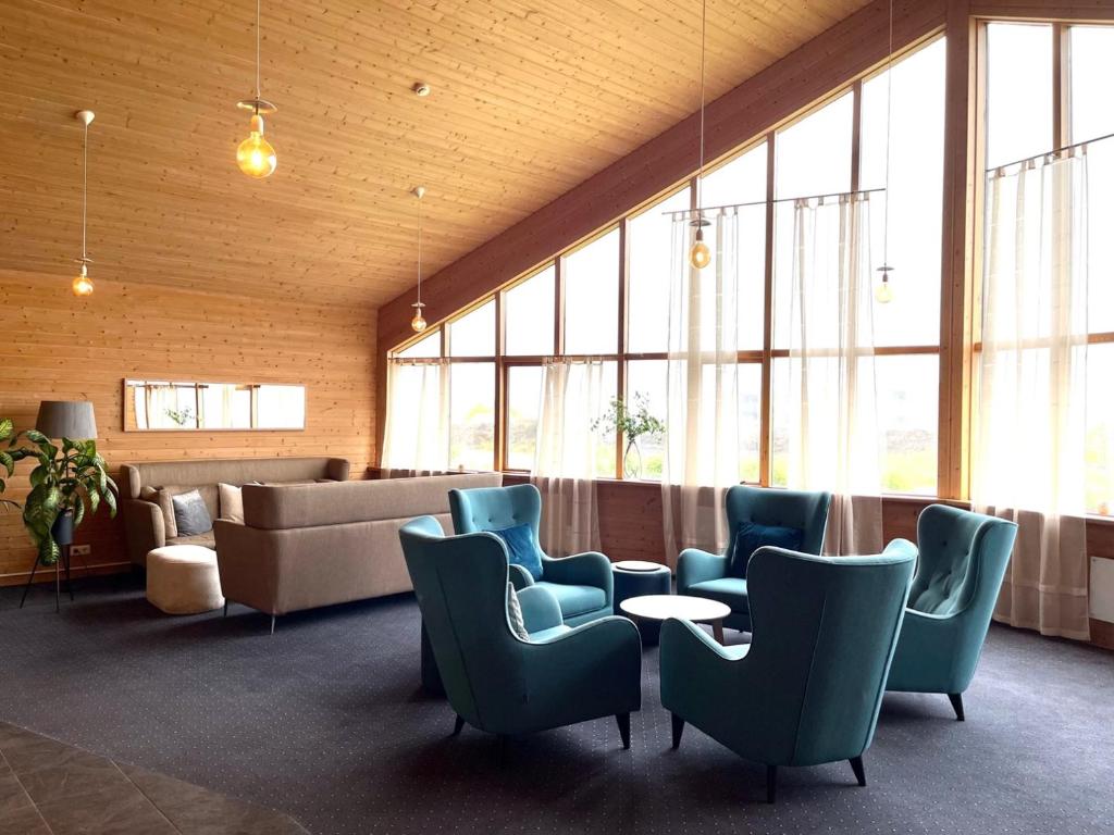 Istumisnurk majutusasutuses Hotel Vík í Mýrdal